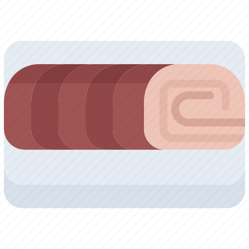 Roll, meat, butcher, food icon - Download on Iconfinder