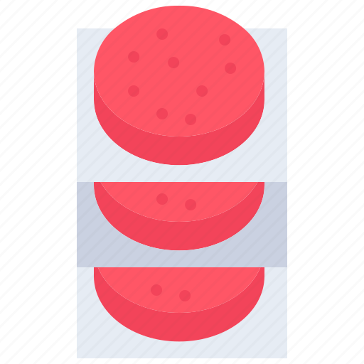 Burger, paper, meat, butcher, food icon - Download on Iconfinder