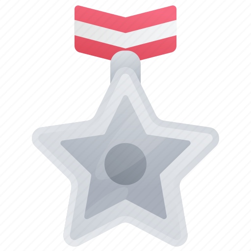 Silver, medal, achievement, honor icon - Download on Iconfinder