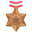 bronze, medal, achievement, honor