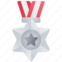 silver, medal, achievement, honor