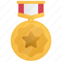 gold, medal, achievement, badge
