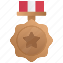 bronze, medal, achievement, honor