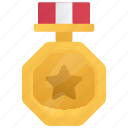 gold, medal, achievement, reward