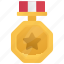 gold, medal, achievement, reward 