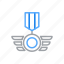 medal, premium, reward 