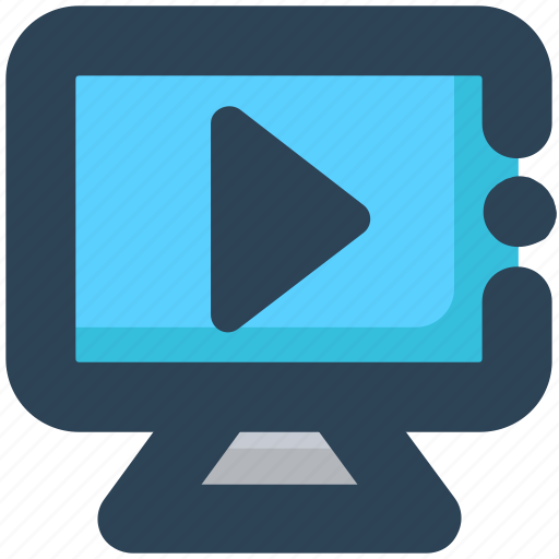 Display, media, monitor, movie, player, screen, video icon - Download on Iconfinder