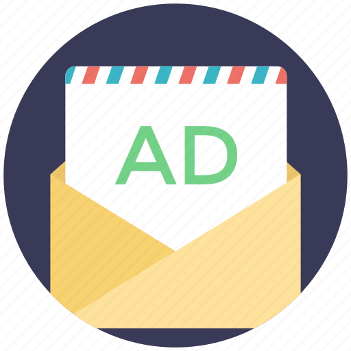 E marketing, email advertising, email marketing, internet advertising, spam message icon - Download on Iconfinder