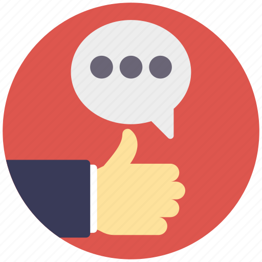 Friendly communication, like symbol, social like, social media feedback, thumbs up icon - Download on Iconfinder