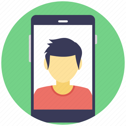 Android phone, mobile camera, mobile picture, mobile with picture, video call icon - Download on Iconfinder
