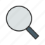zoom, magnifying glass, find, search, loupe, explore, look, view 