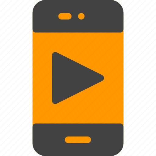 Media, phone, play, smartphone, video icon - Download on Iconfinder