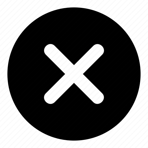 Cancel, close, close button, media button, quit, x, x button icon - Download on Iconfinder