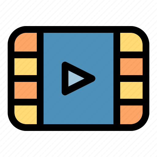 Communication, entertainment, internet, movie, player, video icon - Download on Iconfinder