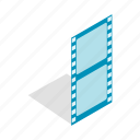 border, film, frame, isometric, picture, slide, strip