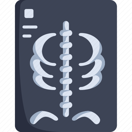 X ray, x rays, report, bone, skeleton, ribs, treatment icon - Download on Iconfinder