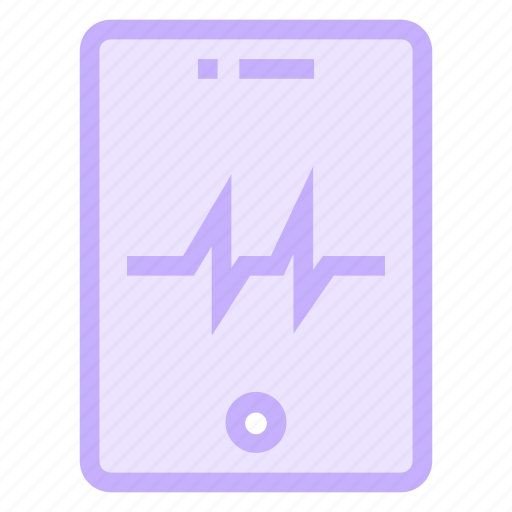 Device, mobile, phone, pulses icon - Download on Iconfinder