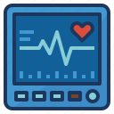 healthcare, heart, monitor, pulse, rate