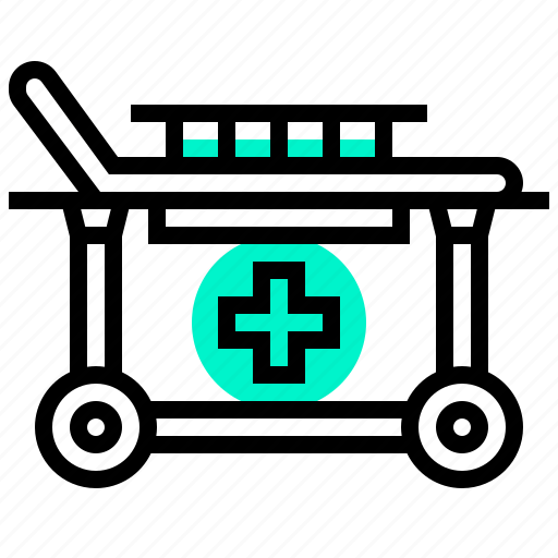 Cart, checkup, health, medical, stretcher icon - Download on Iconfinder