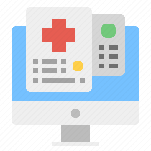 Computer, document, medical, profile icon - Download on Iconfinder
