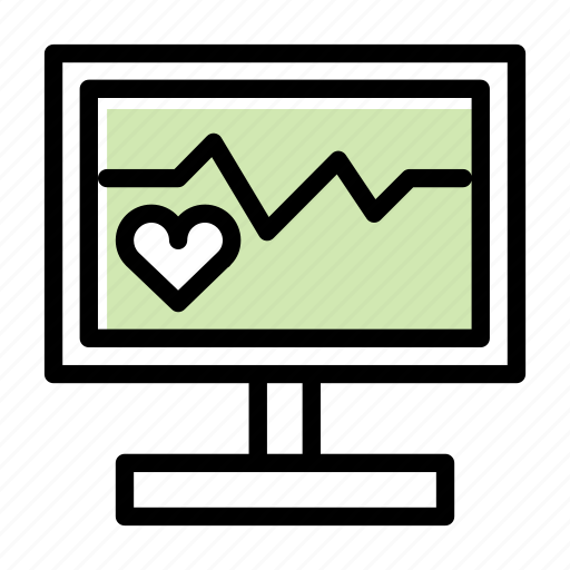 Health, heartbeat, medical, monitor, pulse icon - Download on Iconfinder