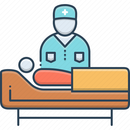 Doctor, medical, medical support, patient, support icon - Download on Iconfinder