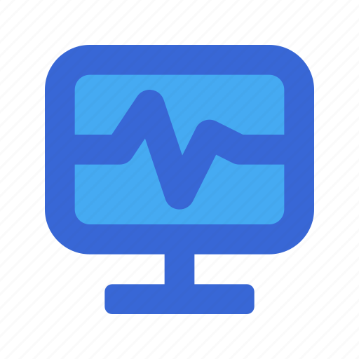 Cardiogram, monitor, computer, device, medical icon - Download on Iconfinder