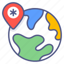 location mark, global location, hospital location, placemaps, hospital, direction, navigation