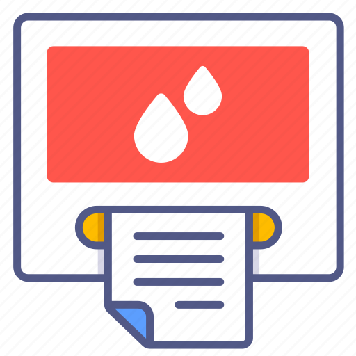 Blood test, blood report, medical report, document, medical document, medical test icon - Download on Iconfinder