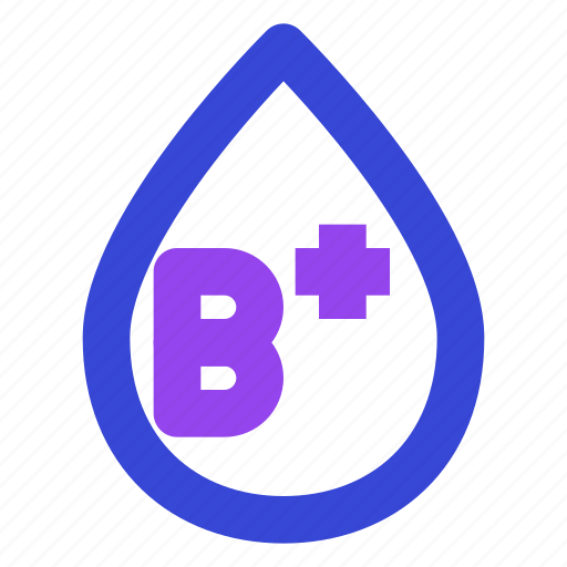 B, positive, blood, medical, medicine, healthcare icon - Download on Iconfinder