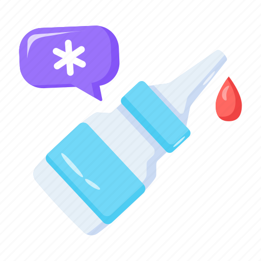 Medicated drops, eye drops, drops bottle, medicine bottle, nasal drops icon - Download on Iconfinder