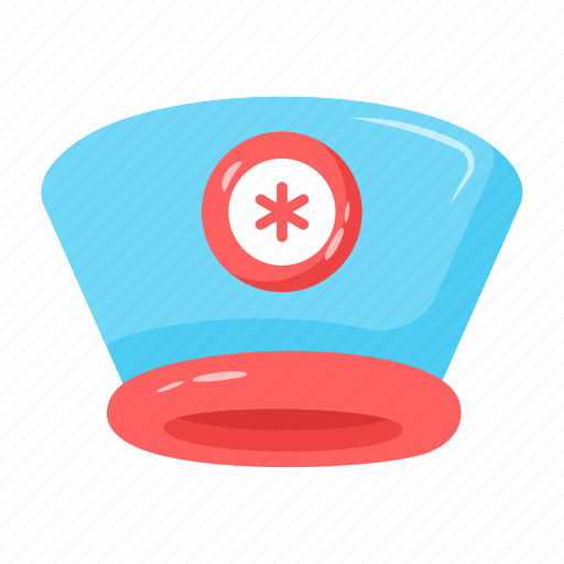 Nurse hat, nurse cap, nurse headwear, medical cap, hospital cap icon - Download on Iconfinder