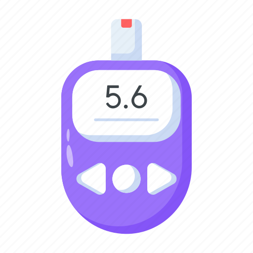 Glucometer, glucose monitor, sugar meter, sugar device, diabetes tester icon - Download on Iconfinder