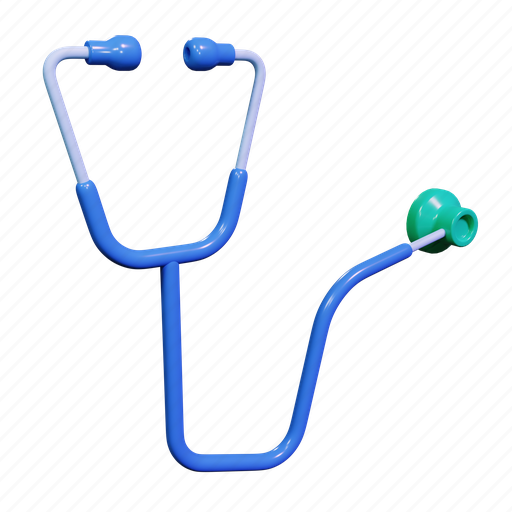 Stethoscope, care, medicine, medical, health, treatment 3D illustration - Download on Iconfinder