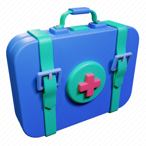 Medical, box, care, package, medicine, health, hospital 3D illustration - Download on Iconfinder