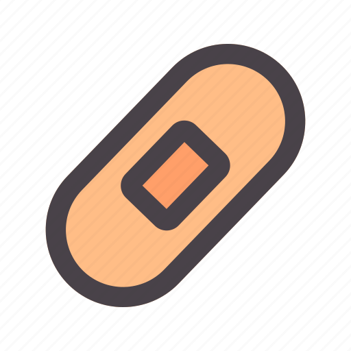 Bandage, band, aid, plaster, healing, patch icon - Download on Iconfinder