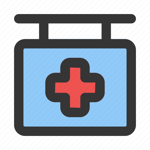 Hospital, sign, medical, clinic, healthcare icon - Download on Iconfinder