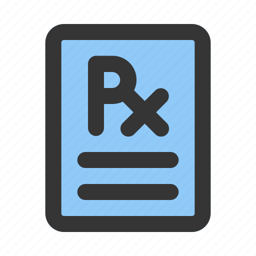 Prescription, medical, records, patient, report, record icon - Download on Iconfinder