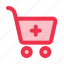 medical, cart, shopping, drugstore, trolley 