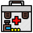 aid, box, first, medical