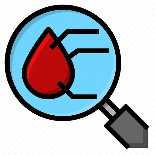 Blood, check, hand, medical, test icon - Download on Iconfinder