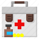 aid, box, first, medical