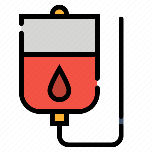 Bag, blood, red, transfusion icon - Download on Iconfinder