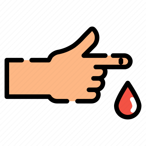 Bleeding, blood, hand, injury, wound icon - Download on Iconfinder