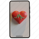 heart, rate, heartbeat, medical, beat, smartphone, app, life, healthcare