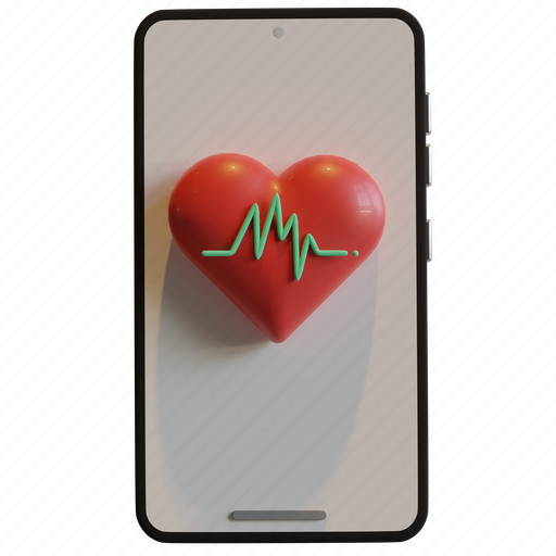 Heart, rate, heartbeat, medical, beat, smartphone, app icon - Download on Iconfinder