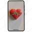 heart, rate, heartbeat, medical, beat, smartphone, app, life, healthcare 
