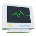 monitor, ecg monitor, ecg-machine, electrocardiogram, ecg, cardiology, cardiogram, heartbeat, medical 