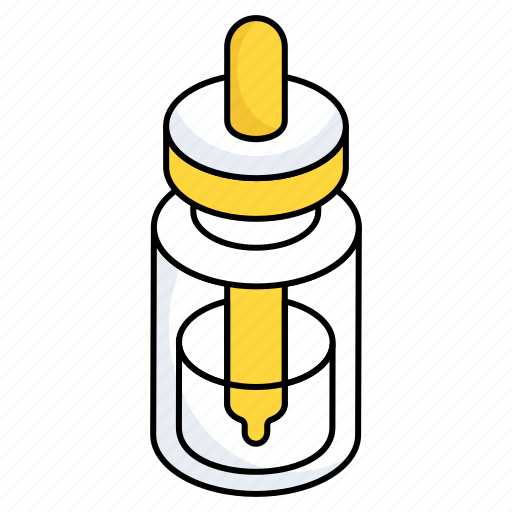 Liquid medicine, dropper bottle, medicine, optical drops, dropper icon - Download on Iconfinder