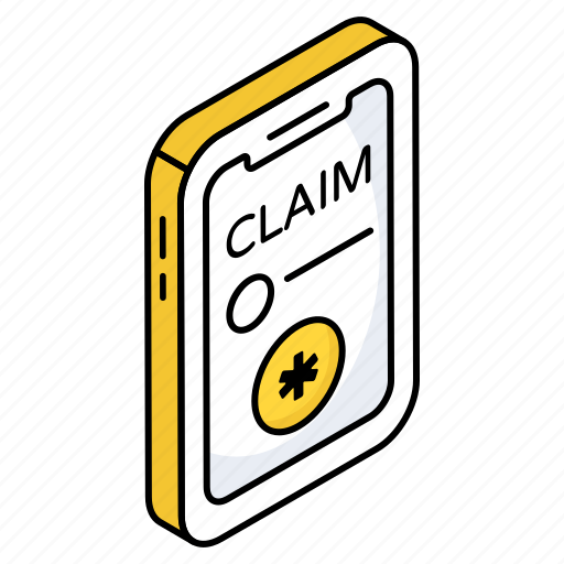 Mobile medical claim, online claim, medical record, medical bill, invoice icon - Download on Iconfinder
